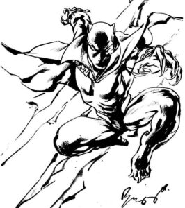 Desenho de Pantera Negra Desenho Colorir Imprimir 41