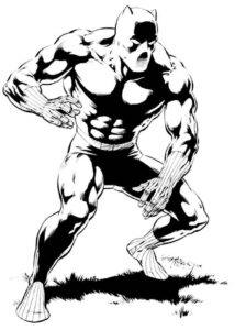 Desenho de Pantera Negra Desenho Colorir Imprimir 42