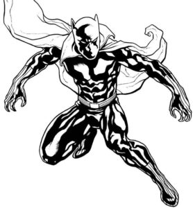 Desenho de Pantera Negra Desenho Colorir Imprimir 44