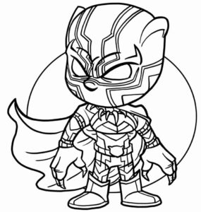 Desenho de Pantera Negra Desenho Colorir Imprimir 51