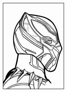 Desenho de Pantera Negra Desenho Colorir Imprimir 53