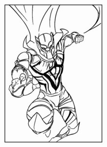 Desenho de Pantera Negra Desenho Colorir Imprimir 56