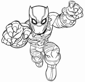 Desenho de Pantera Negra Desenho Colorir Imprimir 57