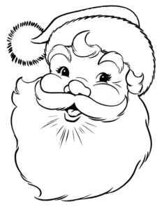 Desenho de Papai Noel Desenho Colorir Imprimir 10