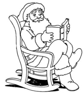 Desenho de Papai Noel Desenho Colorir Imprimir 18