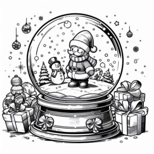 Desenho de Papai Noel Desenho Colorir Imprimir 39