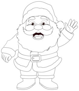 Desenho de Papai Noel Desenho Colorir Imprimir 51