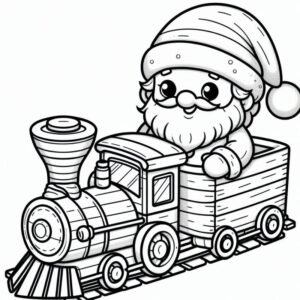 Desenho de Papai Noel Desenho Colorir Imprimir 64