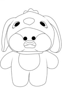 Desenho de Paper Duck Desenho Colorir Imprimir 01