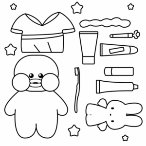 Desenho de Paper Duck Desenho Colorir Imprimir 02