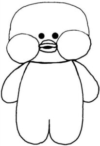 Desenho de Paper Duck Desenho Colorir Imprimir 06