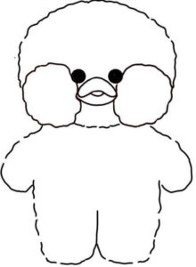 Desenho de Paper Duck Desenho Colorir Imprimir 07
