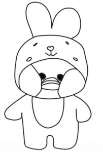 Desenho de Paper Duck Desenho Colorir Imprimir 10