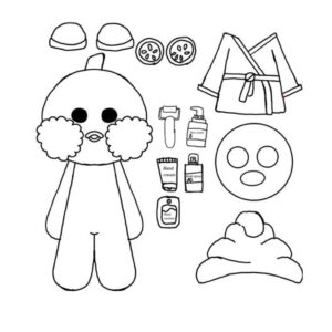 Desenho de Paper Duck Desenho Colorir Imprimir 17