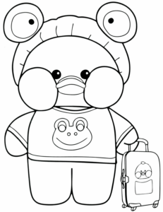 Desenho de Paper Duck Desenho Colorir Imprimir 21