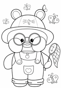 Desenho de Paper Duck Desenho Colorir Imprimir 24