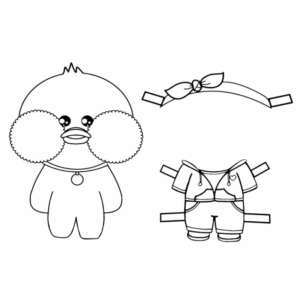 Desenho de Paper Duck Desenho Colorir Imprimir 27