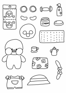Desenho de Paper Duck Desenho Colorir Imprimir 31