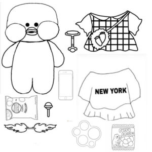 Desenho de Paper Duck Desenho Colorir Imprimir 37