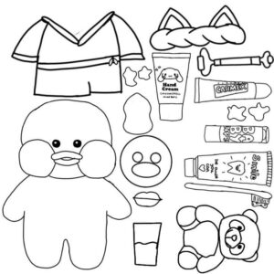 Desenho de Paper Duck Desenho Colorir Imprimir 38