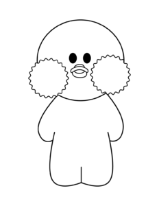Desenho de Paper Duck Desenho Colorir Imprimir 40