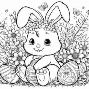 Desenho de Pascoa Desenho Colorir Imprimir 05