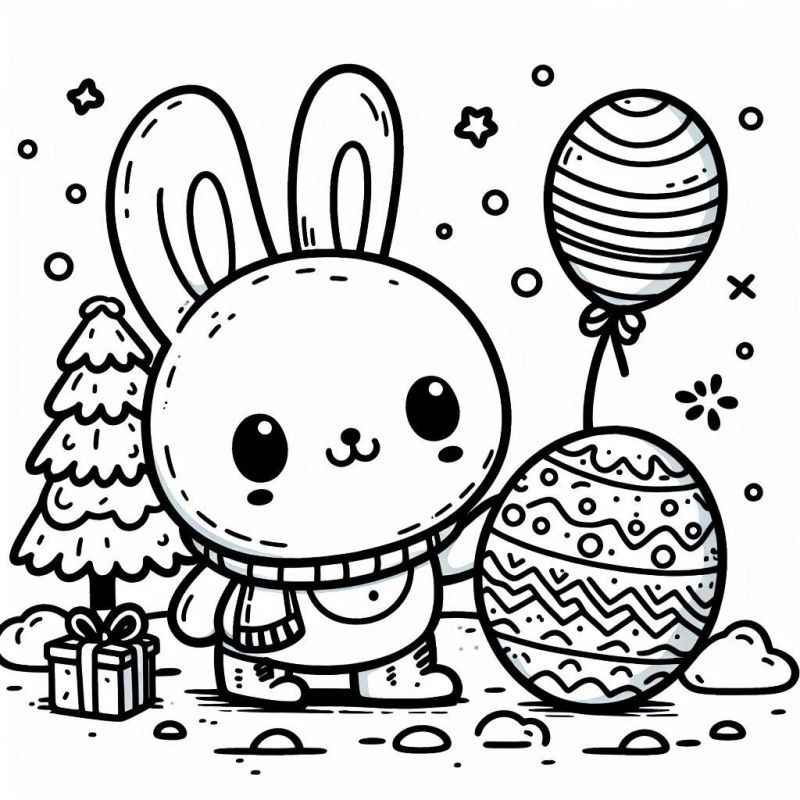 Desenho de Pascoa Desenho Colorir Imprimir 06