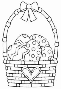 Desenho de Pascoa Desenho Colorir Imprimir 26