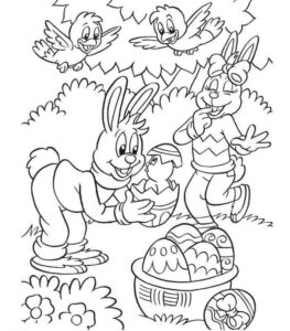 Desenho de Pascoa Desenho Colorir Imprimir 34