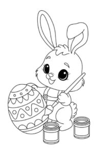 Desenho de Pascoa Desenho Colorir Imprimir 43