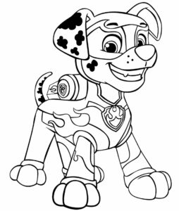 Desenho de Patrulha Canina Desenho Colorir Imprimir 003