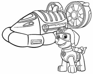 Desenho de Patrulha Canina Desenho Colorir Imprimir 008