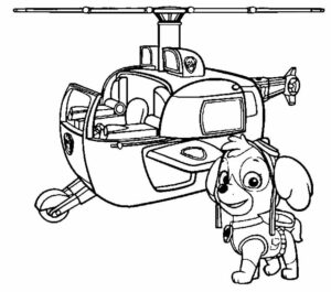 Desenho de Patrulha Canina Desenho Colorir Imprimir 011