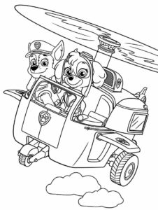 Desenho de Patrulha Canina Desenho Colorir Imprimir 012