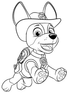 Desenho de Patrulha Canina Desenho Colorir Imprimir 014