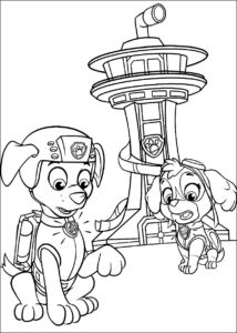 Desenho de Patrulha Canina Desenho Colorir Imprimir 015