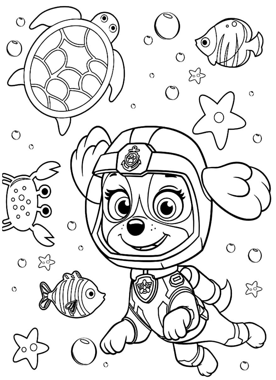 Desenho de Patrulha Canina Desenho Colorir Imprimir 030