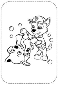 Desenho de Patrulha Canina Desenho Colorir Imprimir 033