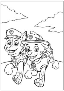 Desenho de Patrulha Canina Desenho Colorir Imprimir 037