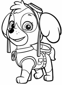 Desenho de Patrulha Canina Desenho Colorir Imprimir 040