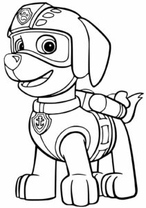 Desenho de Patrulha Canina Desenho Colorir Imprimir 048
