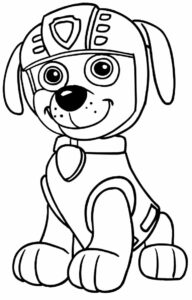 Desenho de Patrulha Canina Desenho Colorir Imprimir 049