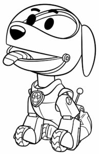Desenho de Patrulha Canina Desenho Colorir Imprimir 051