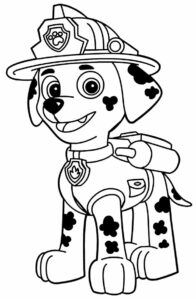Desenho de Patrulha Canina Desenho Colorir Imprimir 053