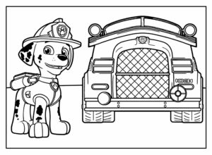 Desenho de Patrulha Canina Desenho Colorir Imprimir 060