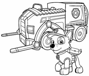 Desenho de Patrulha Canina Desenho Colorir Imprimir 062