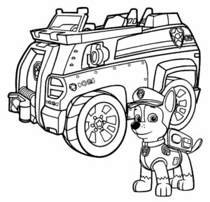 Desenho de Patrulha Canina Desenho Colorir Imprimir 063