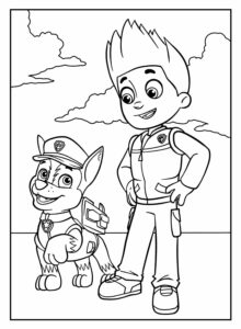 Desenho de Patrulha Canina Desenho Colorir Imprimir 065