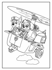 Desenho de Patrulha Canina Desenho Colorir Imprimir 067