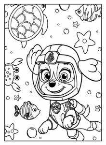 Desenho de Patrulha Canina Desenho Colorir Imprimir 069